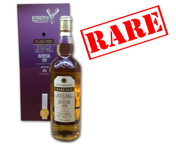 Gordon & MacPhail Rare Old Rosebank 1990 Rare 1990 Rosebank 1990