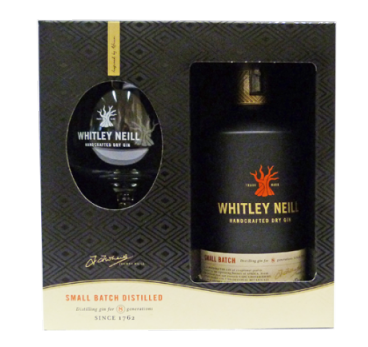 Whitley Neill Gin Gift Pack - 70cl Bottle with Glass