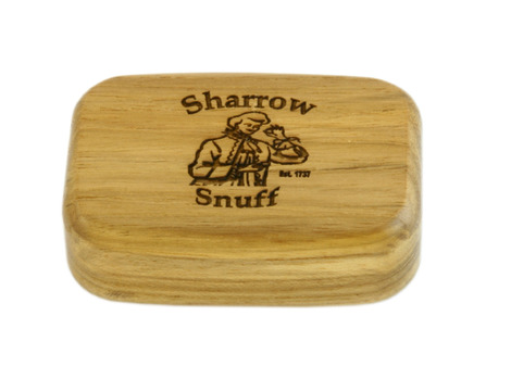 Wilsons of Sharrow Wooden Snuff Box - Light Wood