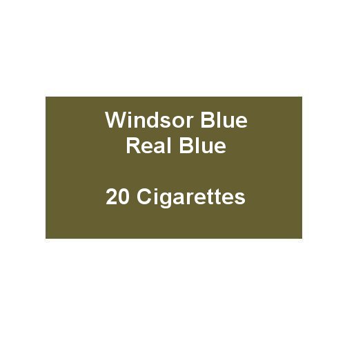 Windsor Blue Real Blue King Size - 1 Pack of 20 Cigarettes (20) Windsor Blue Real Blue King Size - 1 Pack of 20 Cigarettes (20)