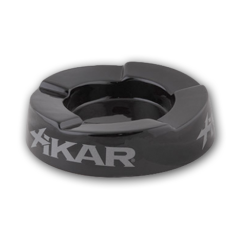 Xikar Ceramic Stair Step Cigar Ashtray Black