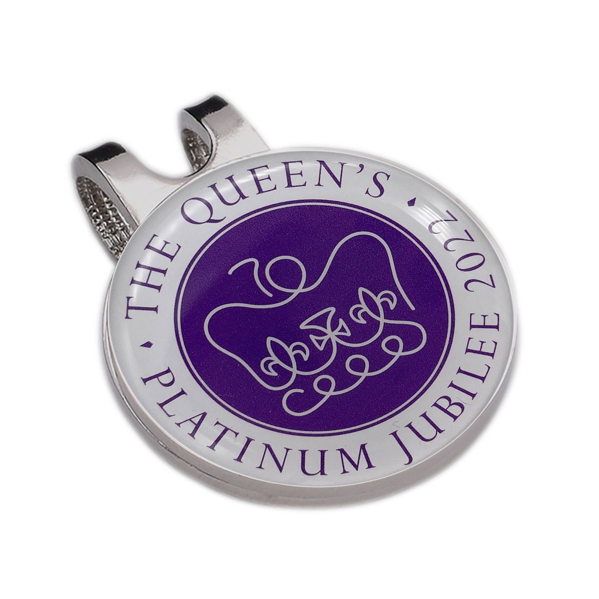 The Queens Platinum Jubilee 2022 Design Cap or Hat Golf Ball Marker